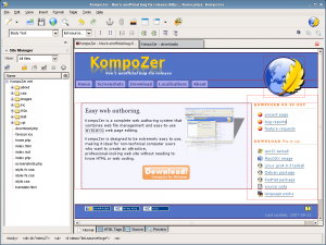 kompozer-editeur-html Kompozer - logiciel de creation de site web WYSIWYG