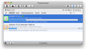 Transmission - client bittorrent pour Mac