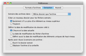 The Unarchiver - Extraction The Unarchiver - Extraction