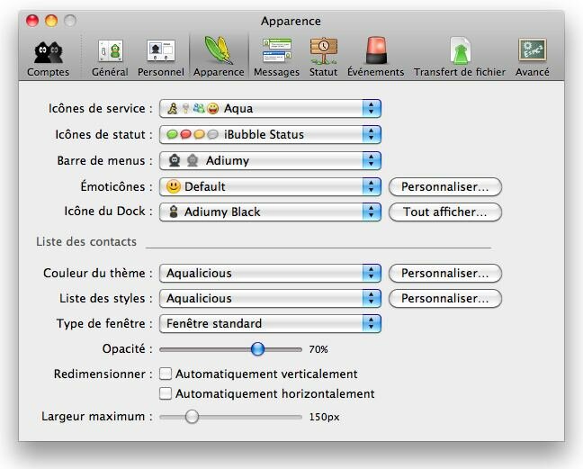 TÉLÉCHARGER ADIUM MAC OS X LION