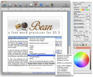 bean-editeur-traitement-de-texte-mac