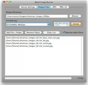 OSX Image Resizer redimensionner-images-mac-output