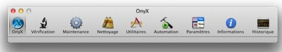 OnyX OS X - Maintenance Mac