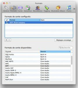 Max Convertisseur Audio Mac - Preferences